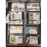 A LARGE QUANTITY OF FIRST DAY COVERS IN FILES TO INCLUDE INTERNATIONAL EXAMPLES