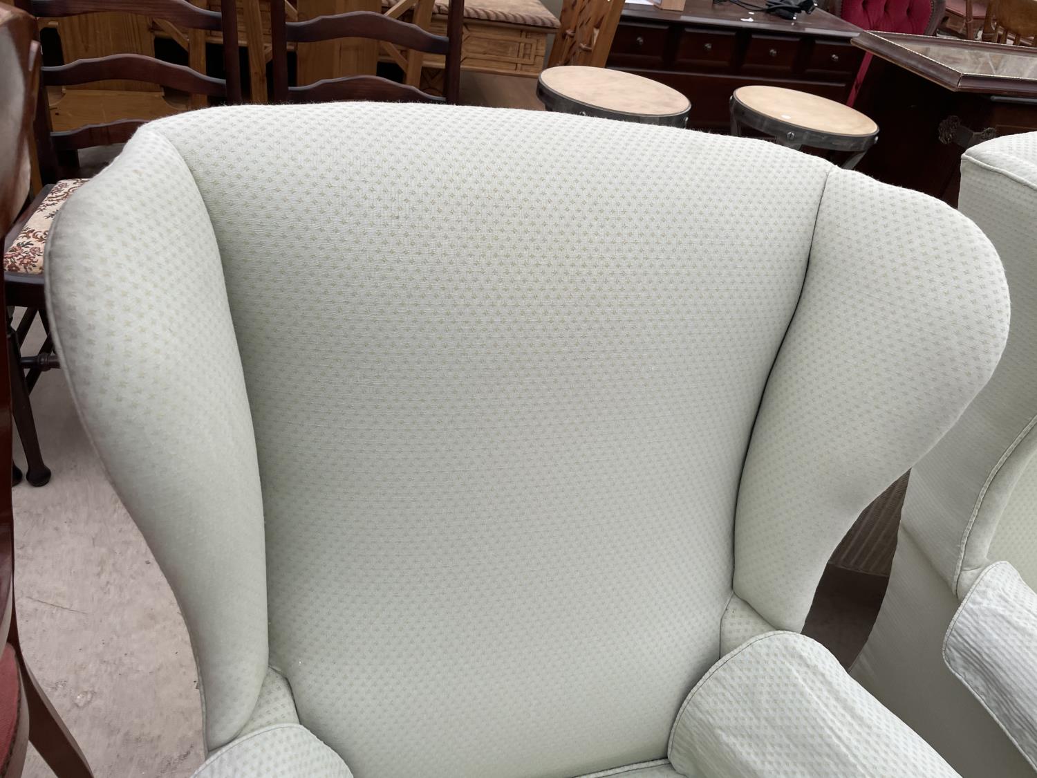 TWO PARKER KNOLL WING BACK ARMCHAIRS - MODEL PK720/45 - Image 2 of 7