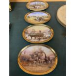 FOUR COLLECTORS PLATES DAVENPORTS 'AUTUMN'