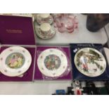 THREE BOXED ROYAL DOULTON COLLECTORS PLATES