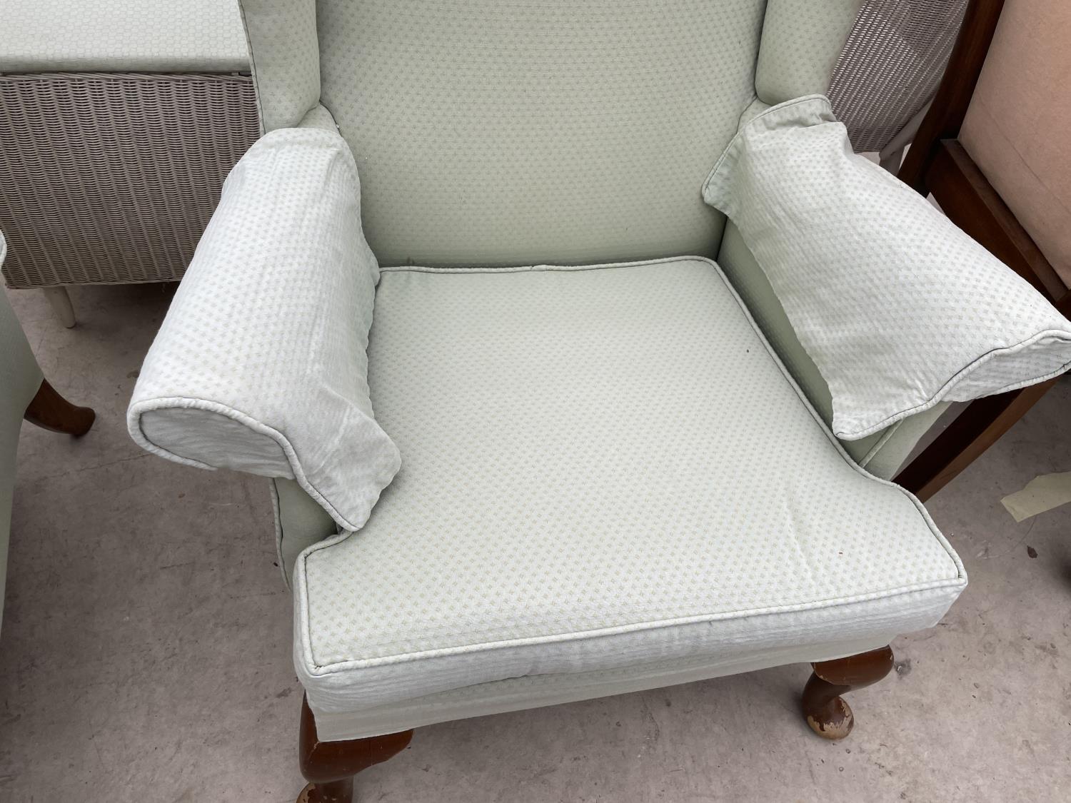 TWO PARKER KNOLL WING BACK ARMCHAIRS - MODEL PK720/45 - Image 5 of 7