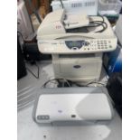 A HP PRINTER AND A BROTHER DCP 8040 COPIER, PRINTER, SCANNER
