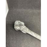 A VICTORIAN LETTER OPENER DEPICTING A RAMS HEAD