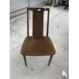 A G-PLAN VAN DYCK BROWN DINING CHAIR