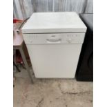 A WHITE BOSCH DISHWASHER BELIEVED IN WORKING ORDER BUT NO WARRANTY