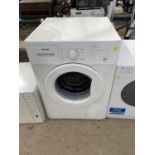 A WHITE GORENJE WASHING MACHINE BELIEVED IN WORKING ORDER BUT NO WARRANTY