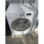 A WHITE HOOVER CONDENSOR DRYER, PAT TEST, FUNCTION TEST AND SANITIZED BUT NO WARRANTY GIVEN