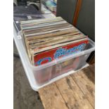 A LARGE ASSORTMENT OF VINTAGE LP RECORDS