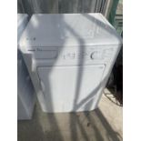 A WHITE BEKO 7KG CONDENSOR DRYER PAT TEST, FUNCTION TEST AND SANITIZED BUT NO WARRANTY GIVEN