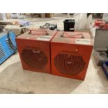 A PAIR OF 110V HEATERS
