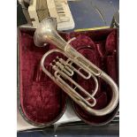 A LARK TUBA (MADE IN CHINA) MISSING MOUTH PIECE