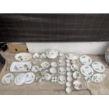 58 PIECES OF APILCO ELYSIAN GARDEN FRENCH PORCELAIN DINNERWARE