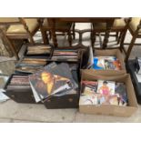 AN EXTREMELY LARGE COLLECTION OF VINTAGE LP RECORDS