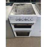 A WHITE FLAVEL OVEN AND HOB BELIEVED IN WORKING ORDER BUT NO WARRANTY