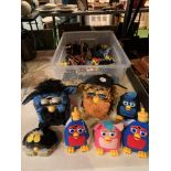 SEVEN COLLECTABLE 'FURBIES' AND AN ASSORTMENT OF MODEL CARS