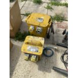 TWO 110V TRANSFORMERS