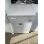 A WHITE BOSCH UNDER COUNTER FRIDGE BELIEVED IN WORKING ORDER BUT NO WARRANTY