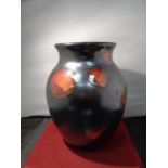 A LARGE POOLE POTTERY GALAXY WARE VASE WITH LIVE GLAZE