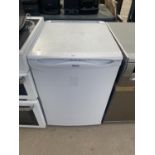 A WHITE HOTPOINT UNDER COUNTER FREEZER BELIEVED IN WORKING ORDER BUT NO WARRANTY