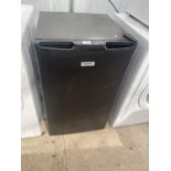 A BLACK FRIDGEMASTER UNDERCOUNTER FREEZER BELIEVED IN WORKING ORDER BUT NO WARRANTY