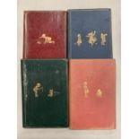 FOUR A.A MILNE VINTAGE BOOKS, INCLUDING A FIRST EDITION 'HOUSE AT POOH CORNER' 1928. 'WINNIE THE