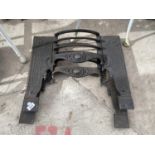 TWO CAST IRON FIRE FRONTS