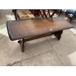 A PRIORY STYLE COFFEE TABLE, 47X17"