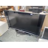 A 37" PANASONIC TELEVISION WITH REMOTE CONTROL BELIEVED IN WORKING ORDER BUT NO WARRANTY