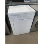 A WHITE BEKO 7KG CONDENSER DRYER, PAT TEST, FUNCTION TEST AND SANITIZED BUT NO WARRANTY GIVEN