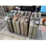 A GROUP OF FOUR VINTAGE JERRY CANS