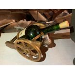 A VINTAGE COURVOISIER COGNAC CANNON