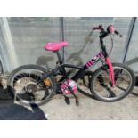 A GIRLS MISTI BIKE WITH 5 SPEED GEAR SYSTEM