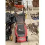 AN ELECTRIC MOUNTFIELD LAWN MOWER WITH GRASS BOX