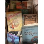 A LARGE QUANTITY OF VINTAGE SHEET MUSIC