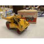 A BOXED DINKY 562 DUMPER TRUCK