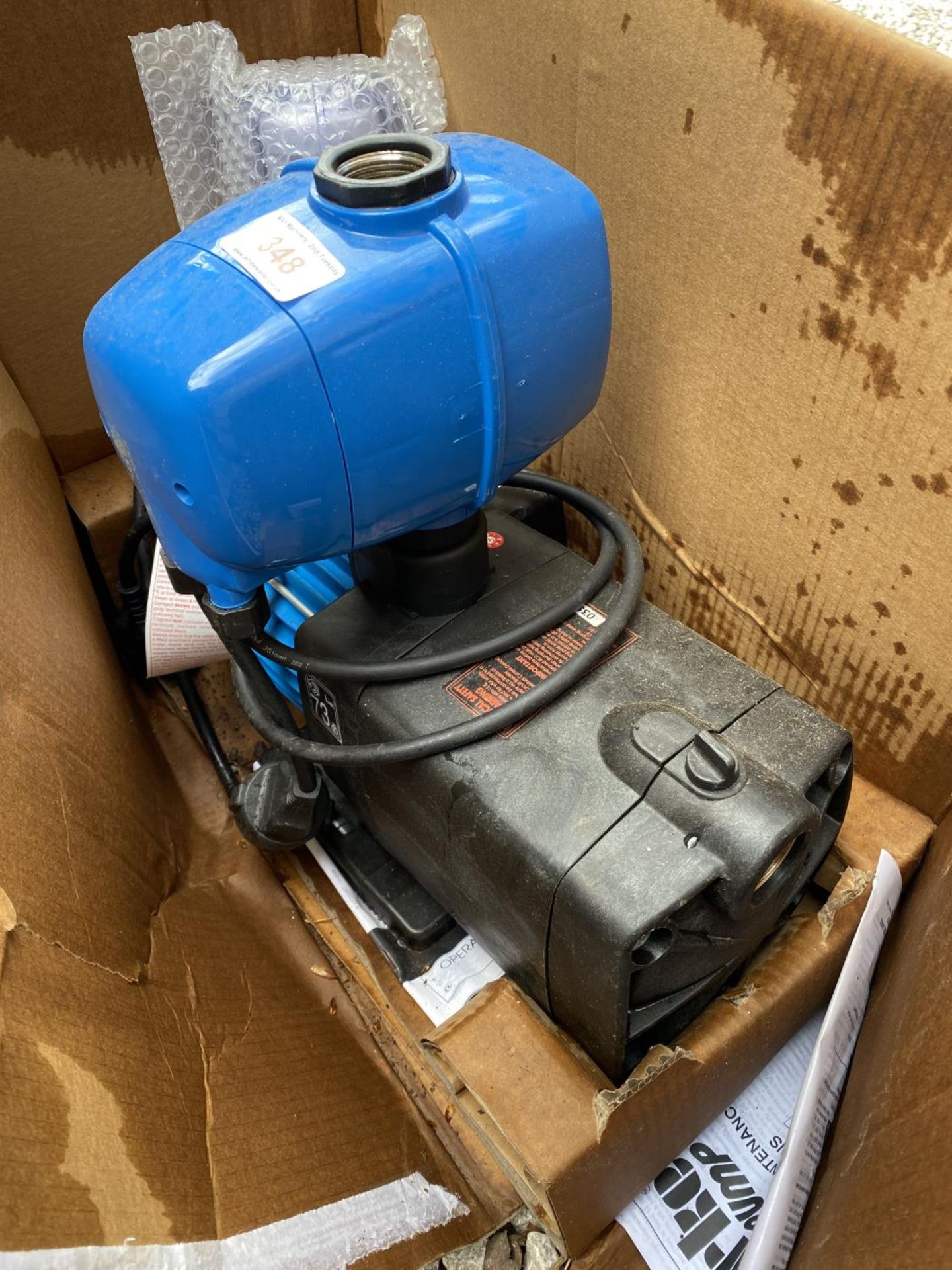 CLARKE BOOSTER PUMP NO VAT - Image 2 of 2