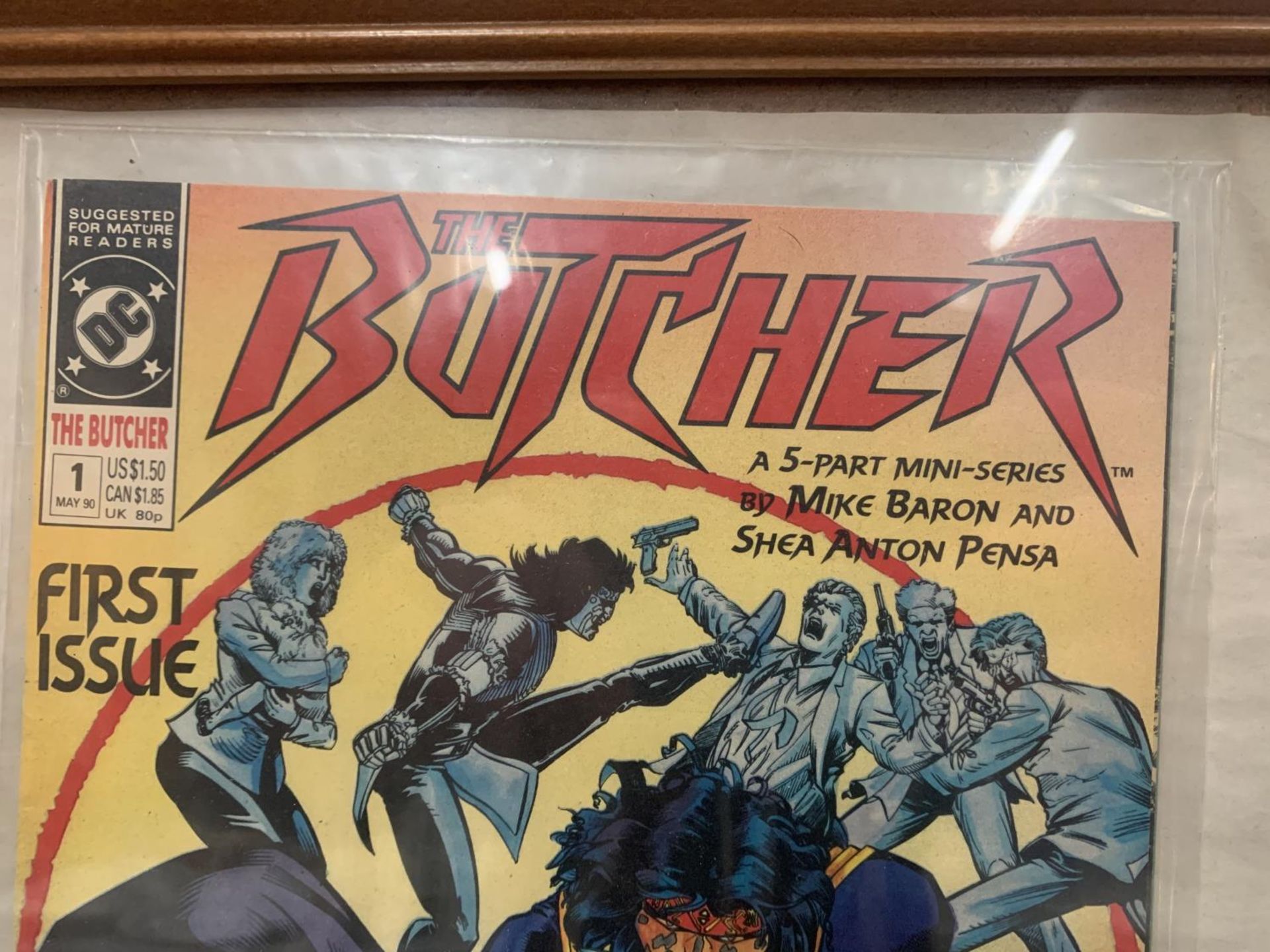 A FRAMED BUTCHER COMIC No 1 - Image 2 of 2