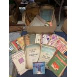 A LARGE QUANTITY OF VINTAGE SHEET MUSIC