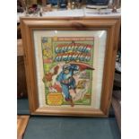 A CAPTAIN AMERICA FIRST EDITION COMIC