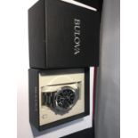 A NEW AND BOXED BOLOVA CHRONOGRAPH WRISTWATCH IN WORKING ORDER
