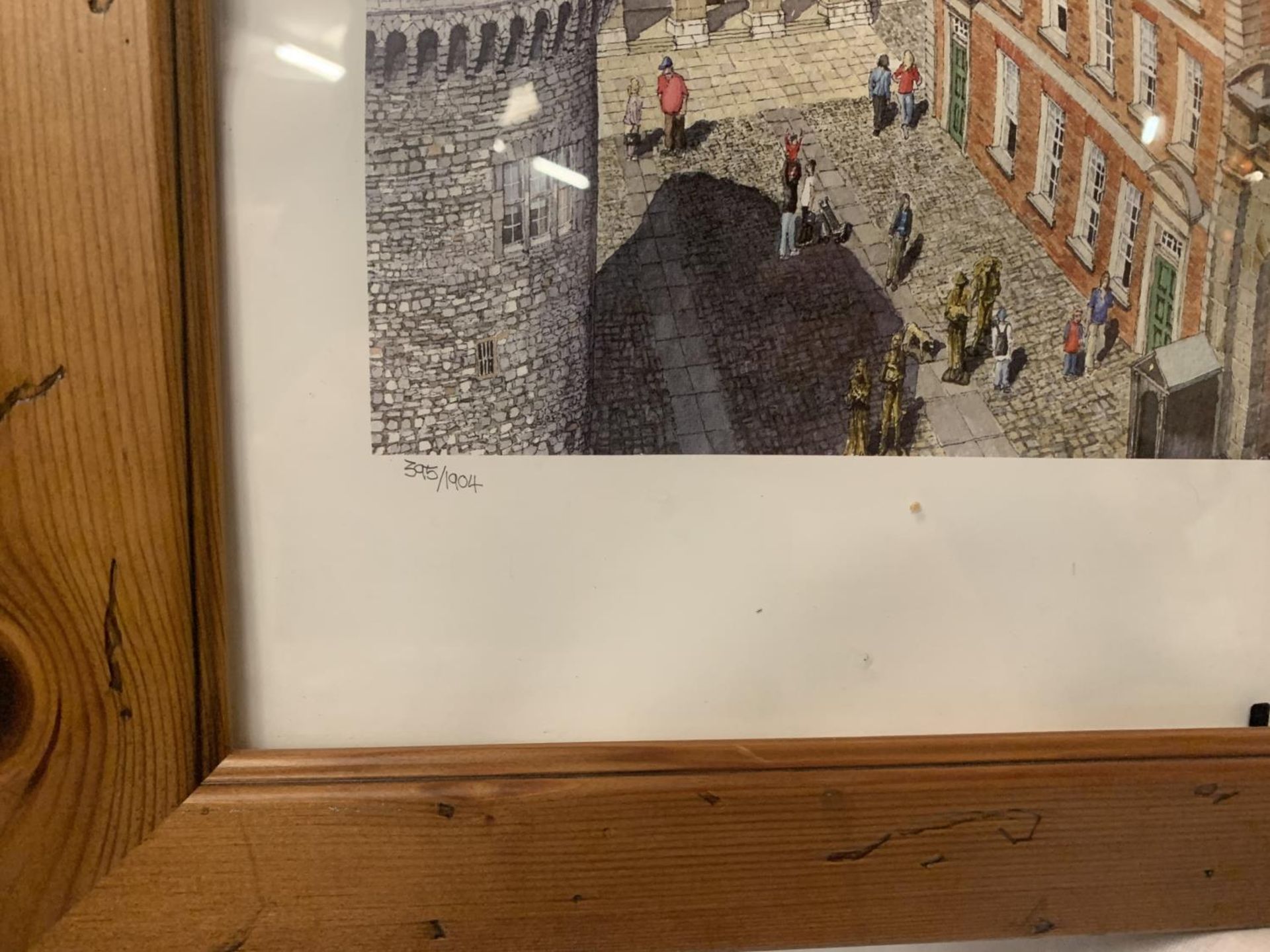 A FRAMED LIMITED EDITION PRINT 'REJOYCE DUBLIN' BY MARTIN STUART MOORE (395/1904) - Image 3 of 4