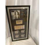 A FRAMED MULTI PLATINUM SALES AWARD FOR KENNY G - BREATHLESS