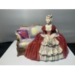 A ROYAL DOULTON FIGURINE 'BELLE OF THE BALL'