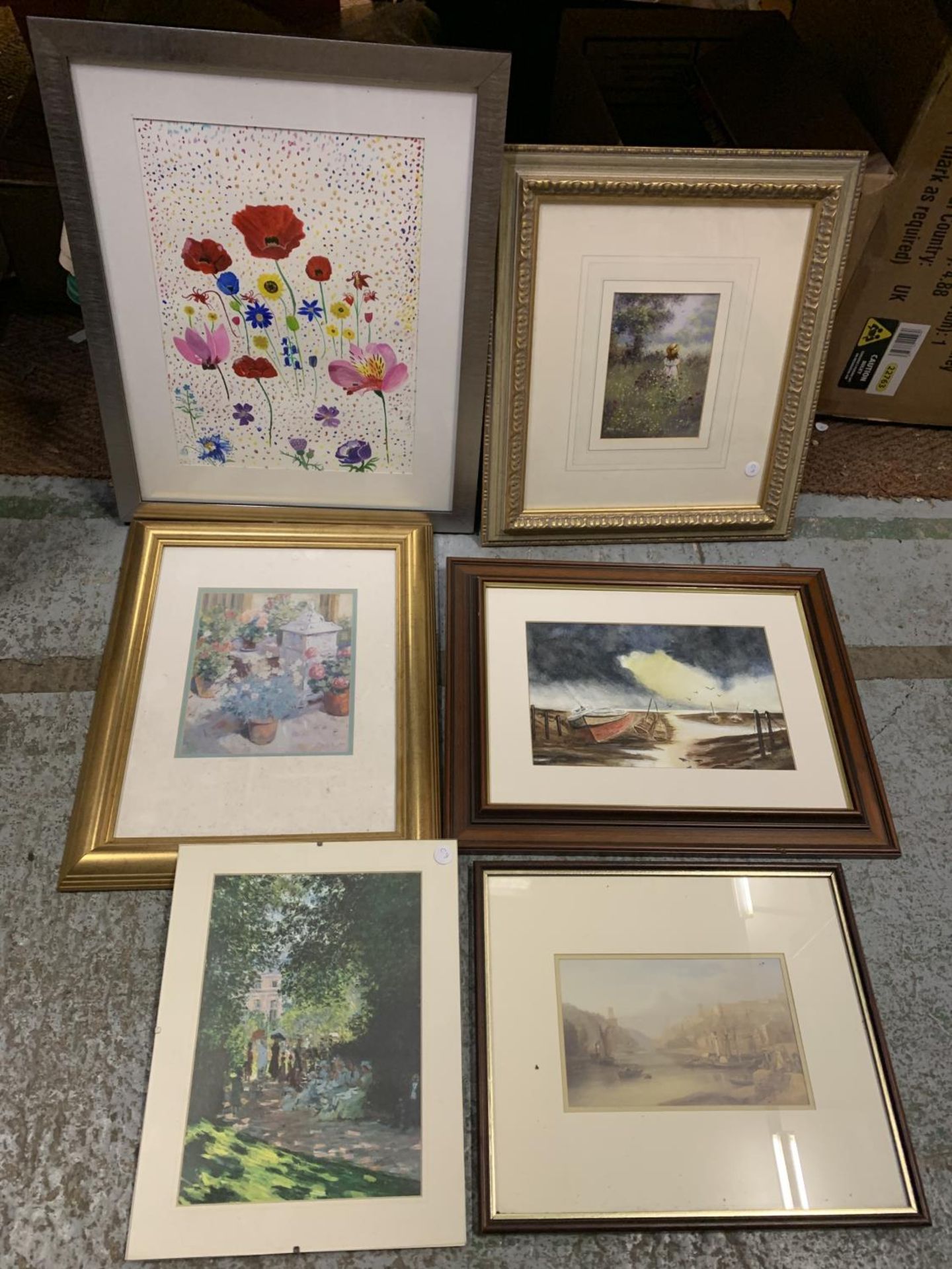 SIX VARIOUS PRINTS