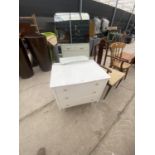 A MID 20TH CENTURY PAINTED DRESSING TABLE