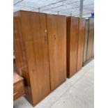 TWO MID 20TH CENTURY WELSEL WARDROBES