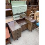 A MID 20TH CENTURY MAHOGANY DRESSING TABLE, 45" WIDE