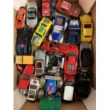 A QUANTITY OF TOY CARS