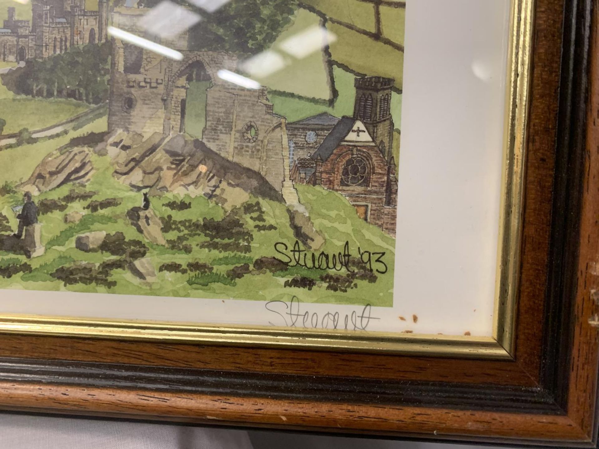 A FRAMED LIMITED EDITION 'MEMORIES OF CHESHIRE' PRINT BY MARTIN STUART MOORE (472/950) - Image 2 of 3