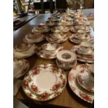 A VERY LARGE COLLECTION OF ROYAL ALBERT 'OLD COUNTRY ROSES' TO INCLUDE DINNER PLATES, SIDE PLATES,